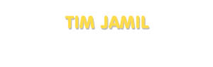 Der Vorname Tim Jamil